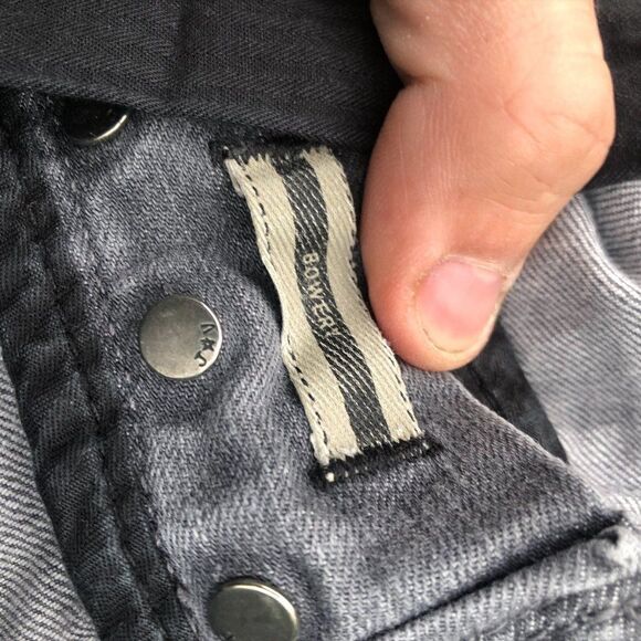 RARE John Varvatos Designer Jeans Size 36 Gray - Picture 5 of 12
